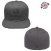 Picture of Mercedes-Benz Logo Embroidered Front Back Flexfit Fitted Black Ball Cap