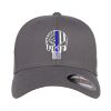 Picture of Punisher Thin Blue Line Police Support Embroidered Flexfit Hat Baseball Cap