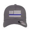 Picture of Thin Blue Line Police Support Embroidered Flexfit Hat Baseball Cap