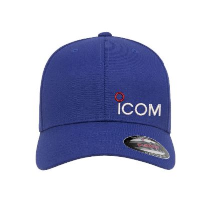 Picture of iCOM Ham Radio Logo Embroidered Flexfit Fitted Ball Cap