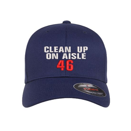 Picture of Clean Up On Aisle 46 Logo Embroidered Flexfit Hat