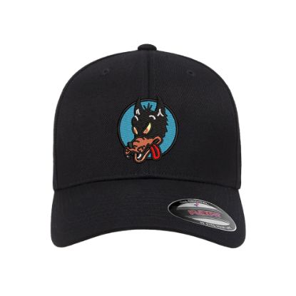 Picture of Grateful Dead Wolf Logo Embroidered Flexfit Hat