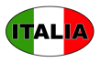 Picture of Italia Italian Flag Waterproof Bumper Sticker 5.5 in wide 5 for $10