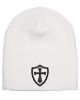 Picture of Crusader Cross Military Logo Embroidered Beanie with or without Cuff