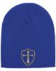 Picture of Crusader Cross Military Logo Embroidered Beanie with or without Cuff