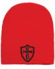 Picture of Crusader Cross Military Logo Embroidered Beanie with or without Cuff