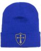 Picture of Crusader Cross Military Logo Embroidered Beanie with or without Cuff