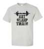 Picture of Eat Sleep Train Weights T-Shirt