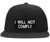 Picture of I Will Not Comply Embroidered Patch Flexfit Hat