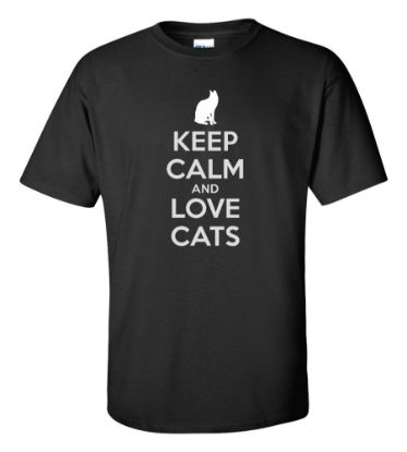 Picture of Keep Calm And Love Cats T-shirt 