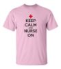 Picture of Keep Calm And Nurse On T-shirt