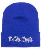 Picture of We The People Embroidered Patriotic Beanie With or Without Cuff