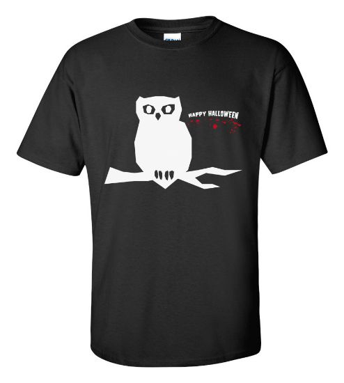 Picture of Halloween Owl Happy Halloween T-shirt