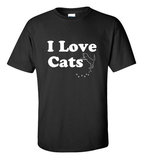 Picture of I Love Cats T-shirt