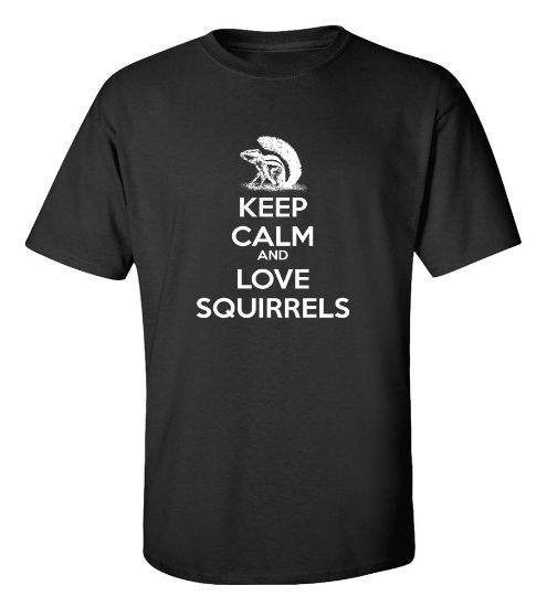 Picture of Keep Calm And Love Squirrels T-Shirt