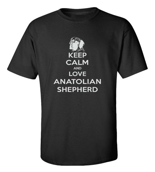 Picture of Keep Calm and Love an Anatolian Shepherd T-shirt