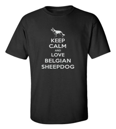 Picture of Keep Calm and Love a Belgian Sheepdog T-shirt