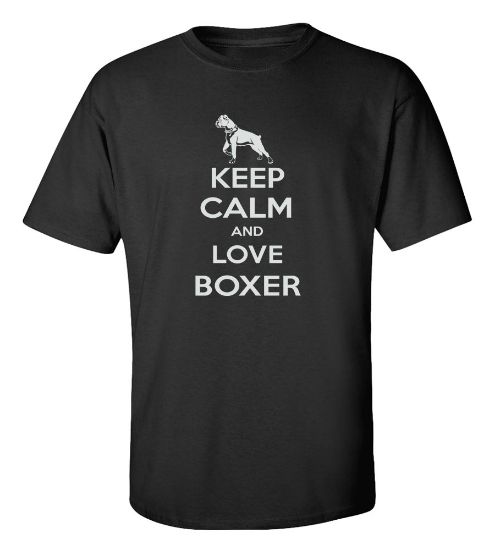 Picture of Keep Calm and Love a Boxer T-shirt