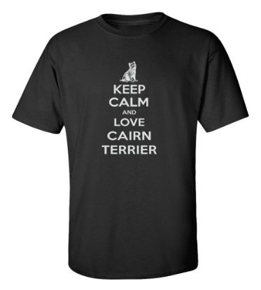 Picture of Keep Calm and Love a Cairn Terrier T-shirt