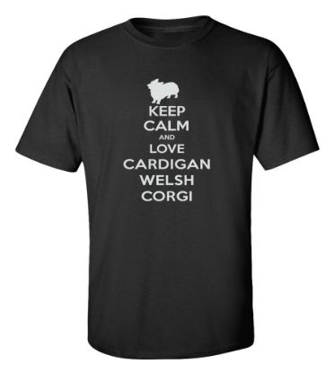 Picture of Keep Calm and Love a Cardigan Welsh Corgi T-shirt