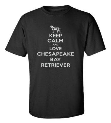 Picture of Keep Calm and Love a Chesapeake Bay Retriever T-shirt