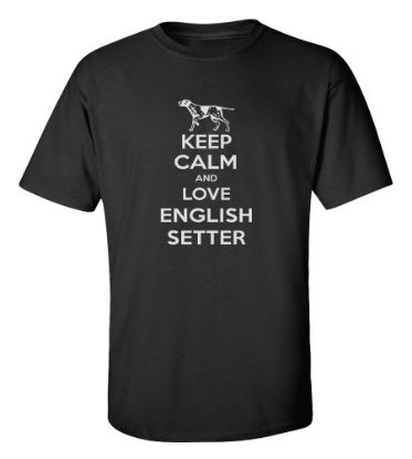 Picture of Keep Calm and Love a English Setter T-shirt