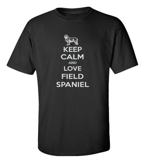 Picture of Keep Calm and Love a Field Spaniel T-shirt