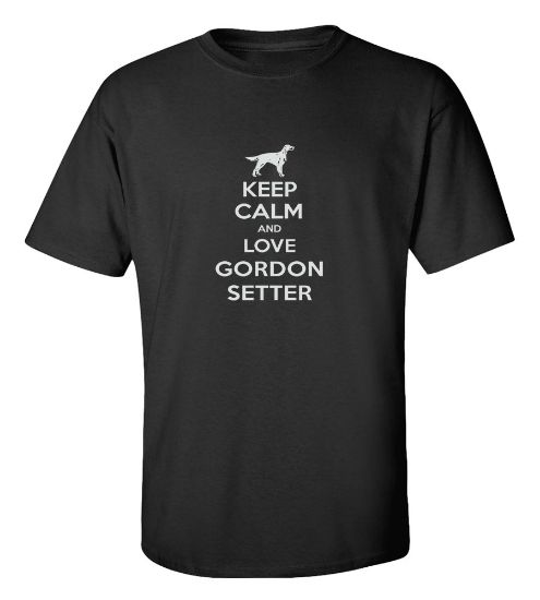 Picture of Keep Calm and Love a Gordon Setter T-shirt