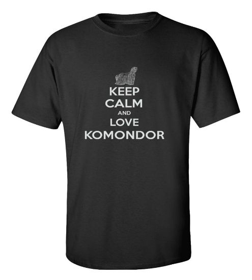 Picture of Keep Calm and Love a Komondor T-shirt