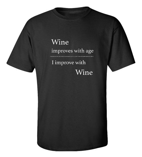 Picture of I Improve with Wine T-shirt