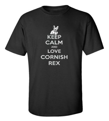 Picture of Keep Calm and Love Cornish Rex T-shirt