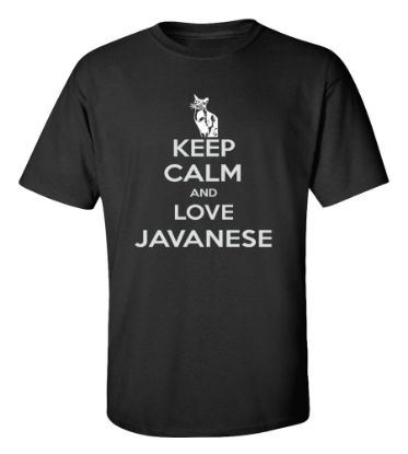 Picture of Keep Calm and Love Javanese T-shirt