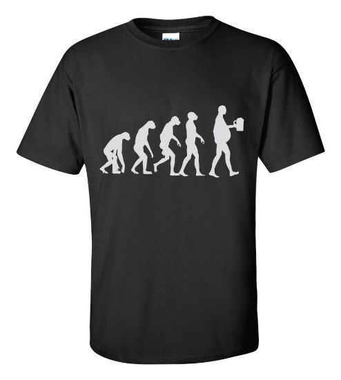 Picture of Evolution of Man Beer T-shirt