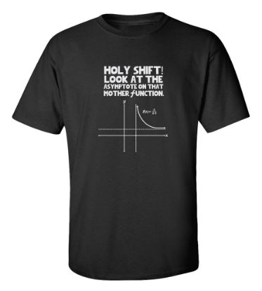 Picture of Holy Shift Look At The Asymptote T-shirt