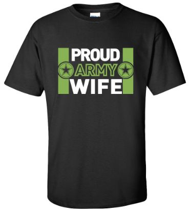 Picture of Proud Army Wife T-Shirt