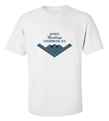 Picture of Spirit Northrop B-2-01 Airplane T-Shirt