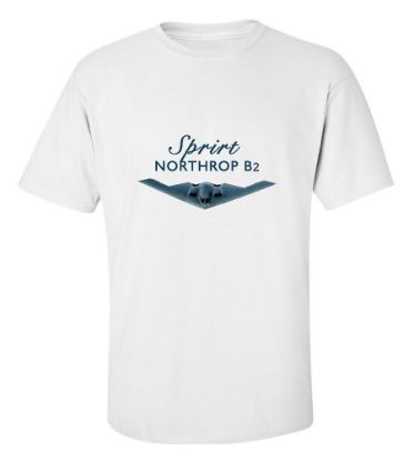 Picture of Spirit Northrop B-2 Airplane T-Shirt 2