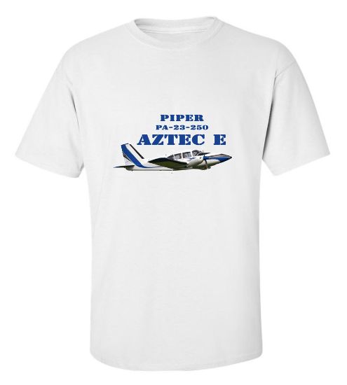 Picture of Piper PA-23-250 Aztec E Airplane T-Shirt