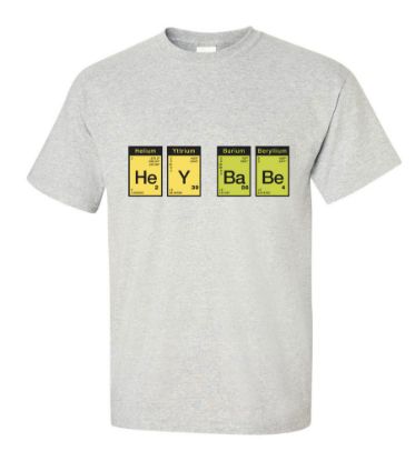 Picture of Mendeleev Hey Babe T-shirt