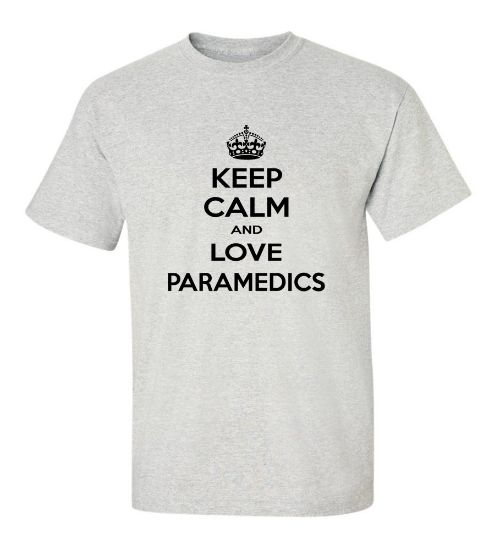 Picture of Keep Calm And Love Paramedics T-Shirt