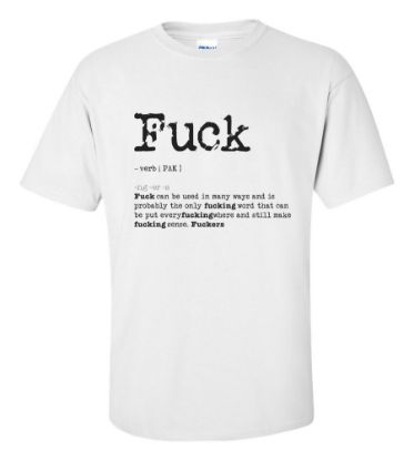 Picture of Eff Word Verb T-shirt