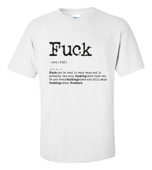 Picture of Eff Word Verb T-shirt