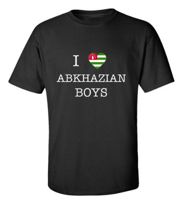 Picture of I love Abkhazian Boys T-shirt