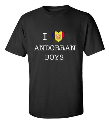 Picture of I Love Andorra Boys T-Shirt