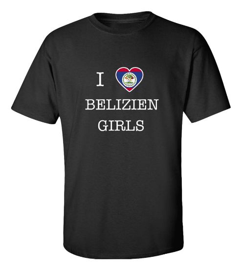 Picture of I Love Belize Girls T-Shirt