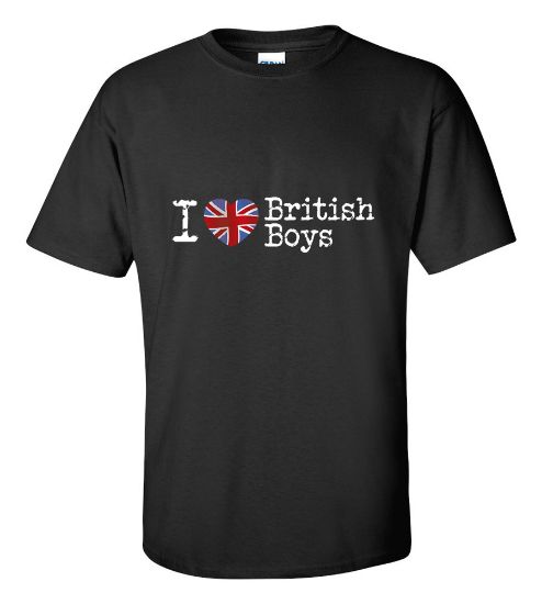 Picture of I Love British Boys T-shir