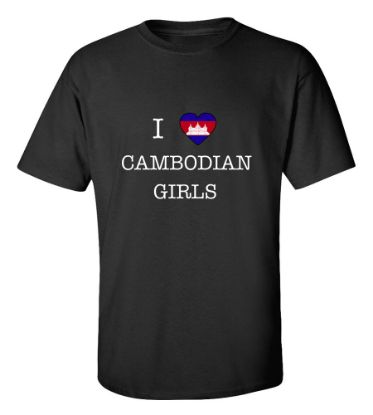 Picture of I Love Combodia Girls-T-Shirt