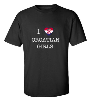 Picture of I Love Croatia Girls-T-Shirt