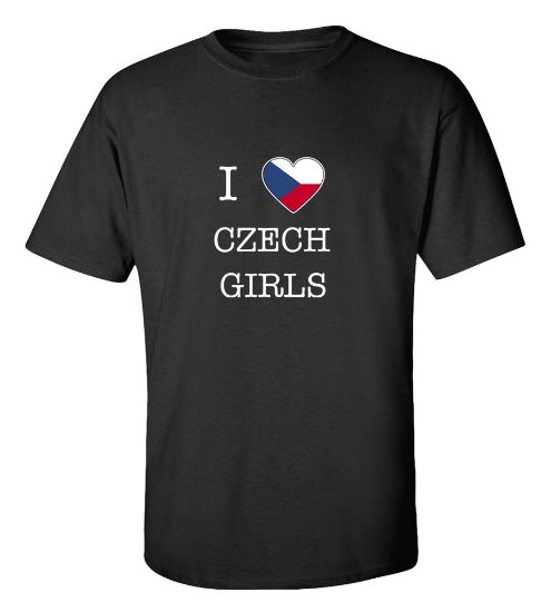 Picture of I Love Czech Republic Girls-T-Shirt