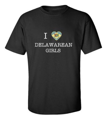 Picture of I Love Delaware Girls T-Shirt